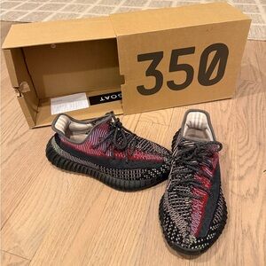 Adidas Yeezy Boost 350 V2 Black Red Sneakers